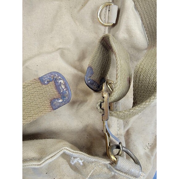 Vintage Boy Scouts of America National Council Canvas Leather Backpack Rustic - Picture 15 of 16